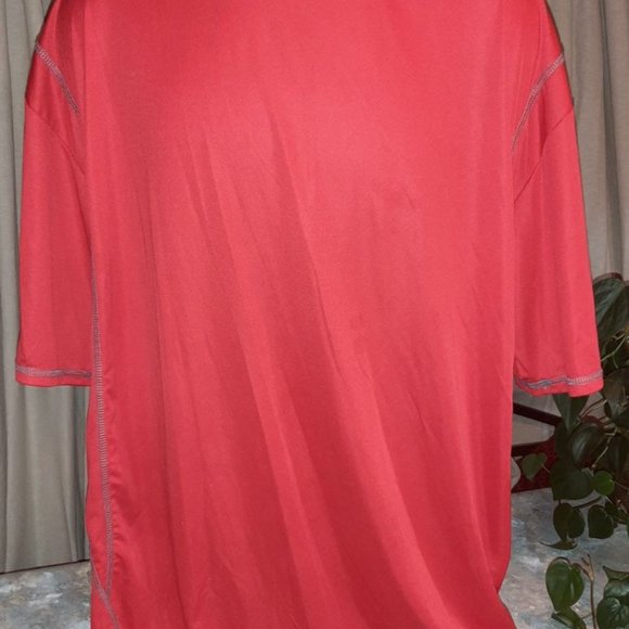 Men's Shirt, Red, 100% Polyester, Size 3XL  By A4 - Picture 7 of 8
